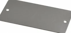 3 Inch Wide, Style 2, Stainless Steel Blank Metal Plate