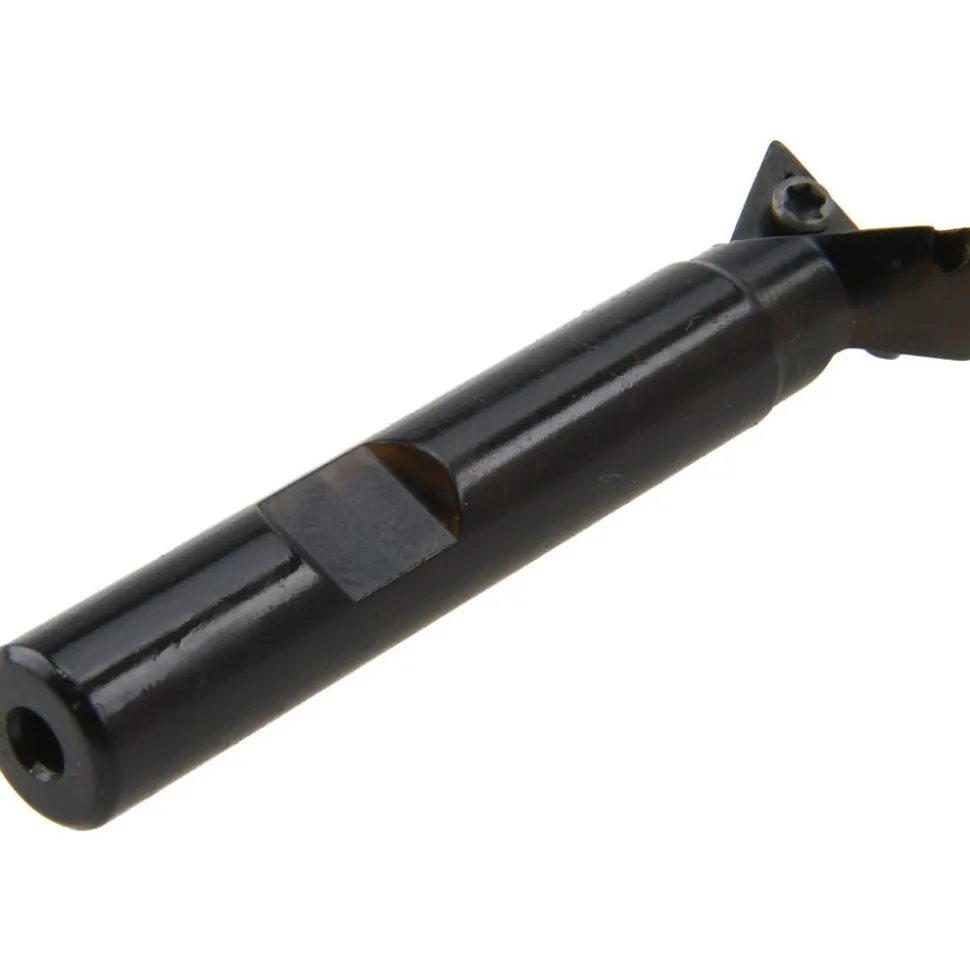 60° Included Angle, 3/4" Max Cutting Dia, 3/8" Shank Dia, TDEX 110204-EN Insert Style, Indexable Dovetail Cutter