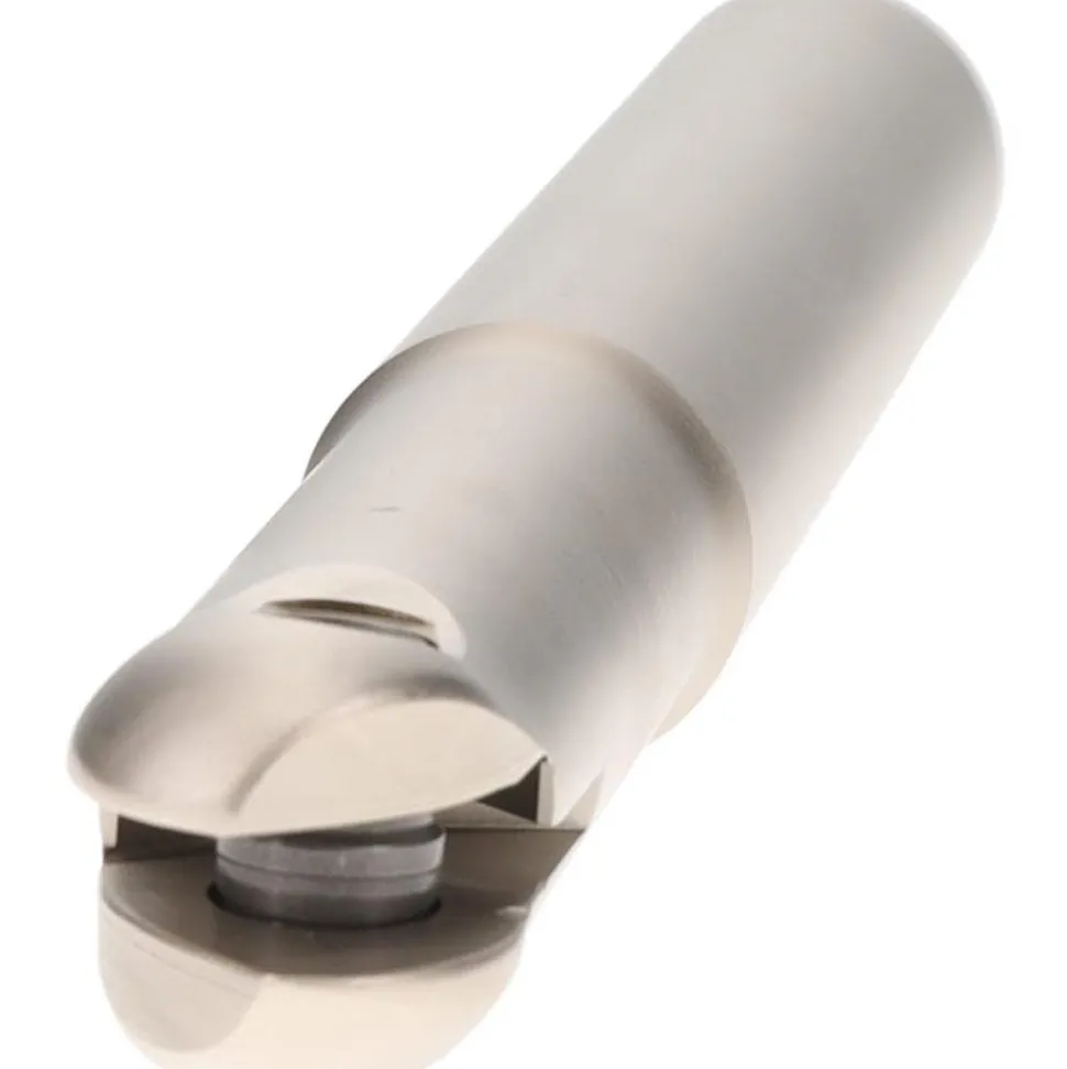 Indexable Ball Nose End Mill: 3/4" Cut Dia, 6" OAL