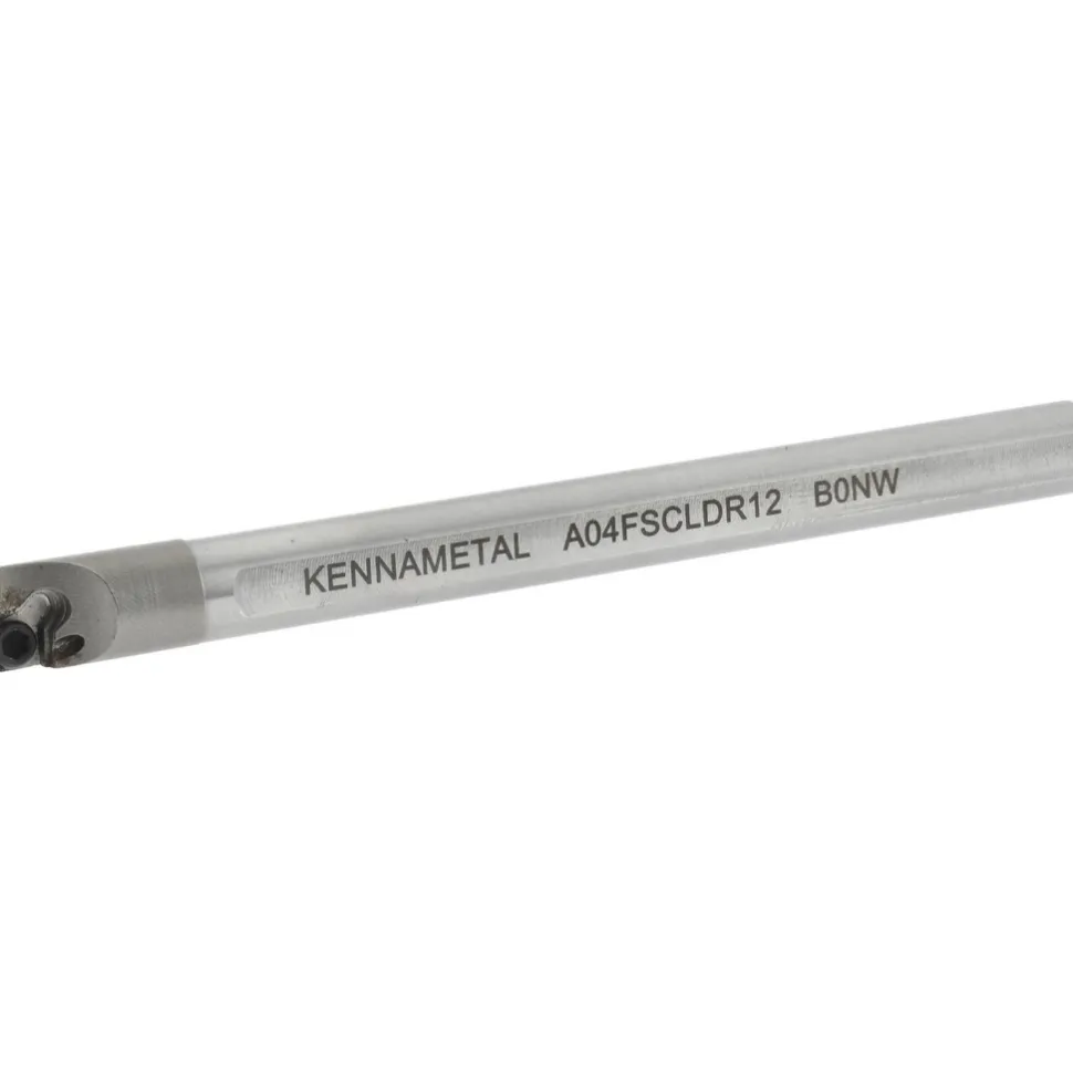 Indexable Boring Bar: A04FSCLDR12, 0.2850" Min Bore, Right Hand, 5.000 deg Lead Angle, Steel