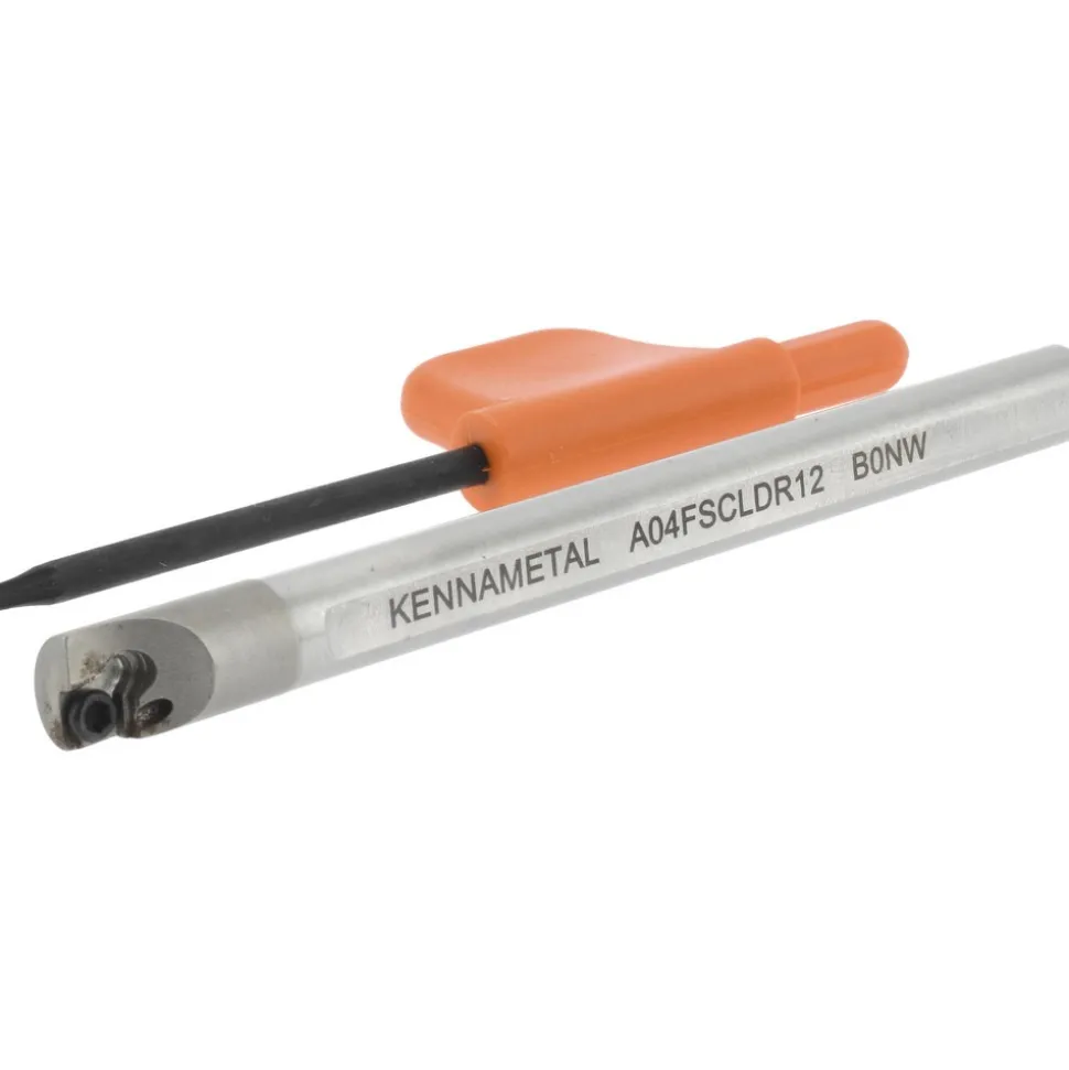 Indexable Boring Bar: A04FSCLDR12, 0.2850" Min Bore, Right Hand, 5.000 deg Lead Angle, Steel
