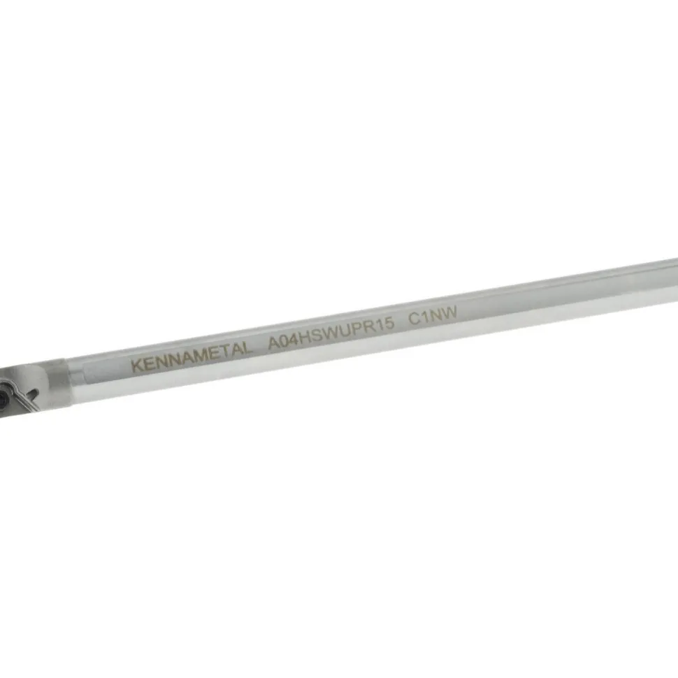Indexable Boring Bar: A04HSWUPR15, 0.2850" Min Bore, Right Hand, 3.000 deg Lead Angle, Steel