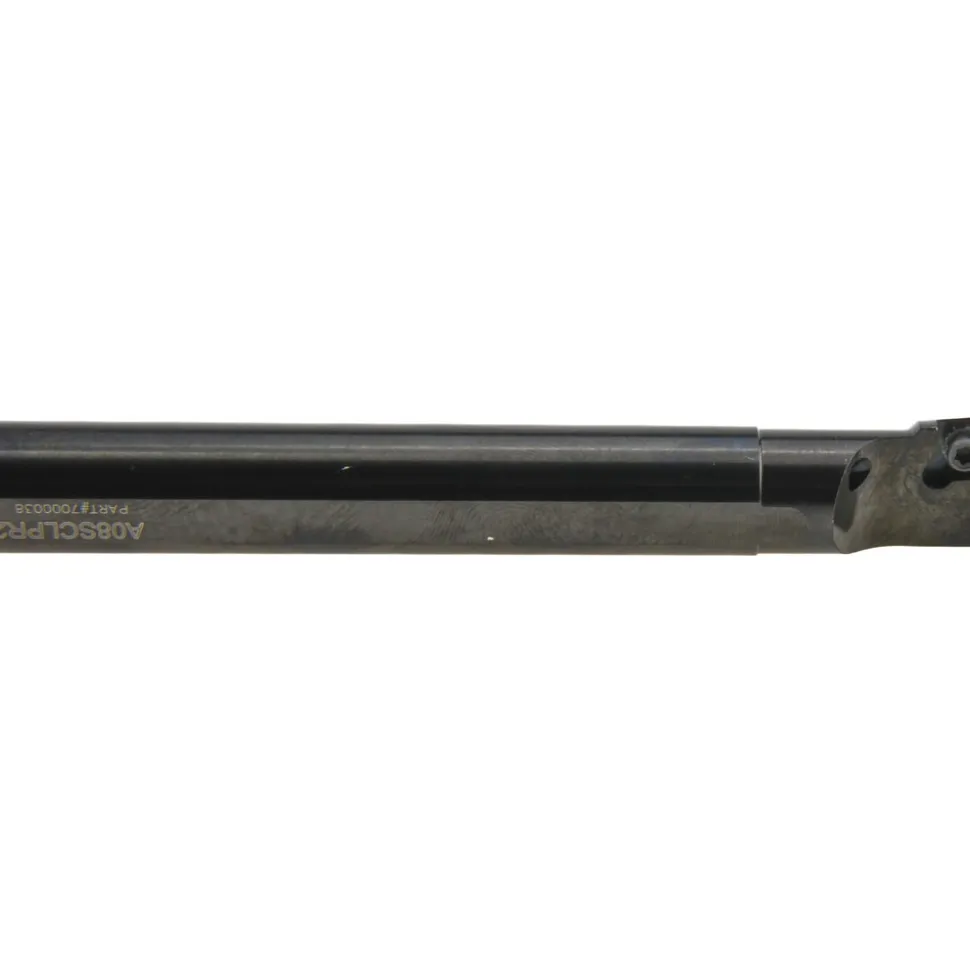 Indexable Boring Bar: A08SCLPR2 1/2", 0.6000" Min Bore, Right Hand, -5.000 deg Lead Angle, Steel