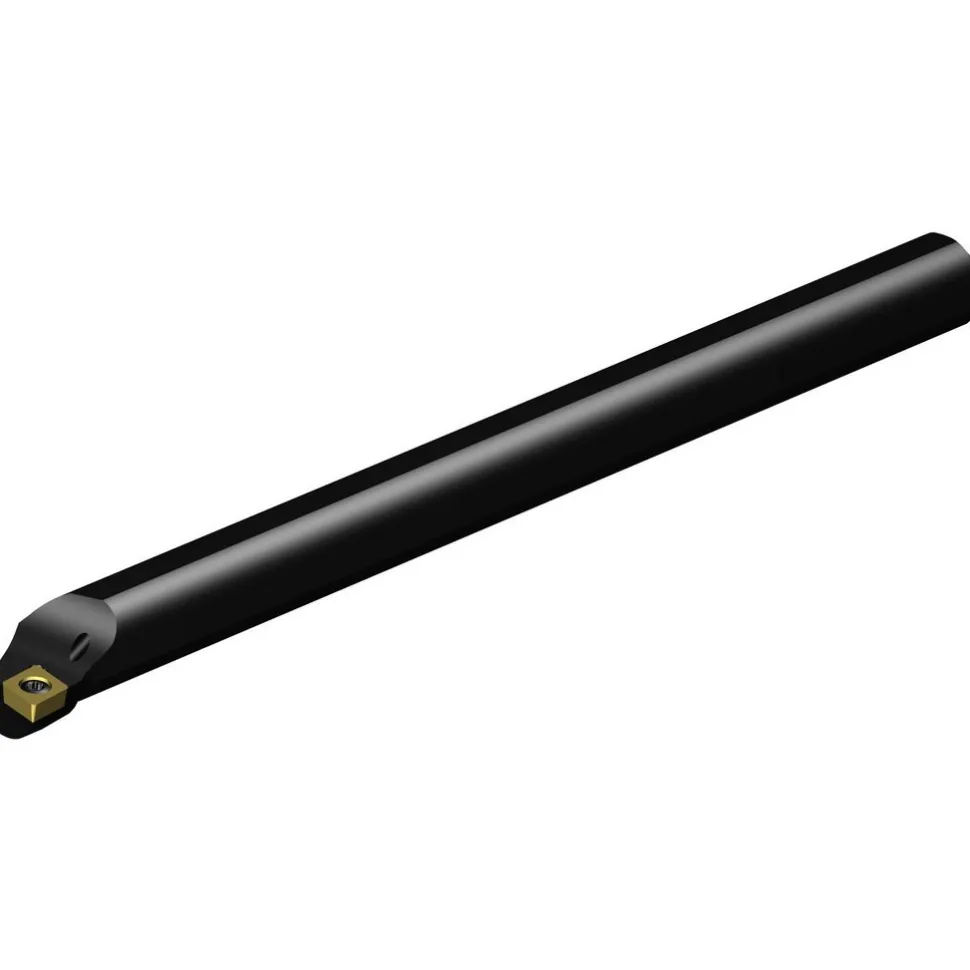 Indexable Boring Bar: A12S-SCLCR3, 23.60 mm Min Bore, Right Hand, 19.05 mm Shank Dia, 0.000 deg Lead Angle, Steel