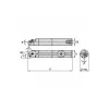 Indexable Boring Bar: A20UMCLNR4, 37.34 mm Min Bore, Right Hand, 31.75 mm Shank Dia, -5.000 deg Lead Angle, Steel