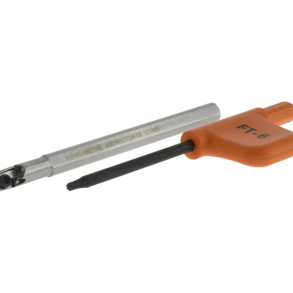 Indexable Boring Bar: A03XSC7DR12, 0.1800" Min Bore, Right Hand, 7.000 deg Lead Angle, Steel