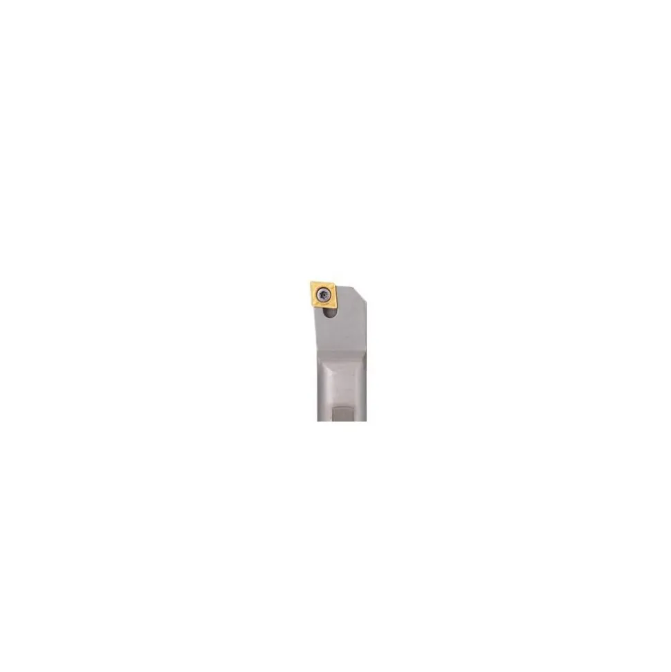 Indexable Boring Bar: E06-SCLCR-2, 0.5000" Min Bore, Right Hand, -5.000 deg Lead Angle, Solid Carbide