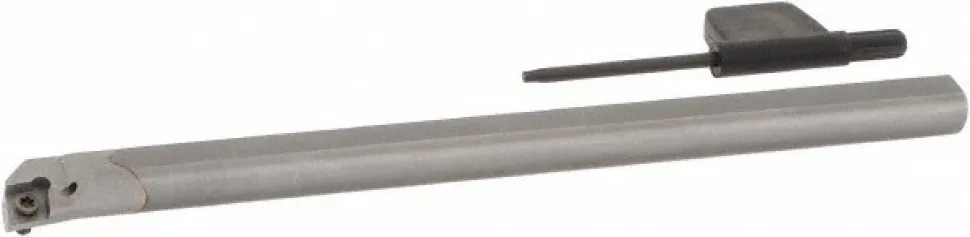 Indexable Boring Bar: E06-SCLCR-2, 0.5000" Min Bore, Right Hand, -5.000 deg Lead Angle, Solid Carbide