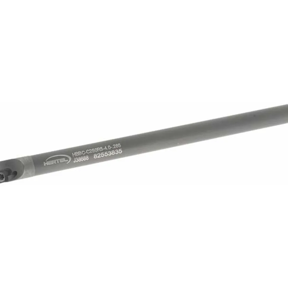 Indexable Boring Bar: HBBC-C250R5-4.0-.285, 0.2850" Min Bore, Right Hand, Solid Carbide
