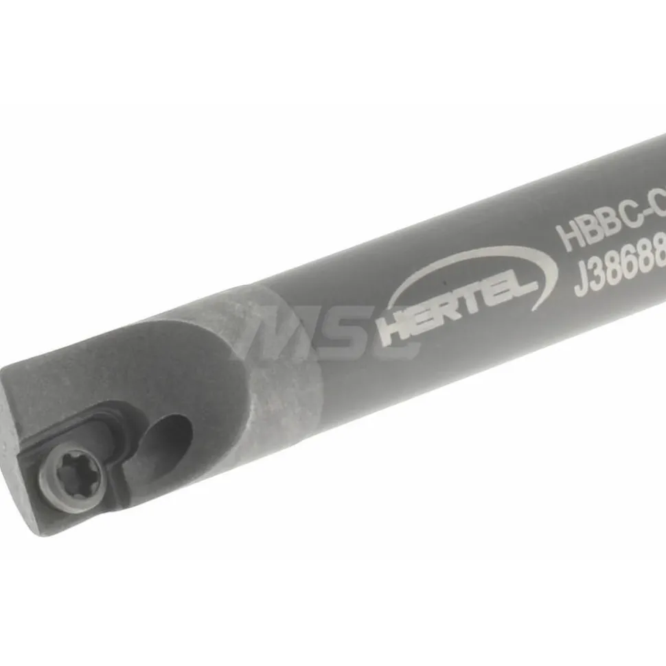 Indexable Boring Bar: HBBC-C250R5-4.0-.285, 0.2850" Min Bore, Right Hand, Solid Carbide