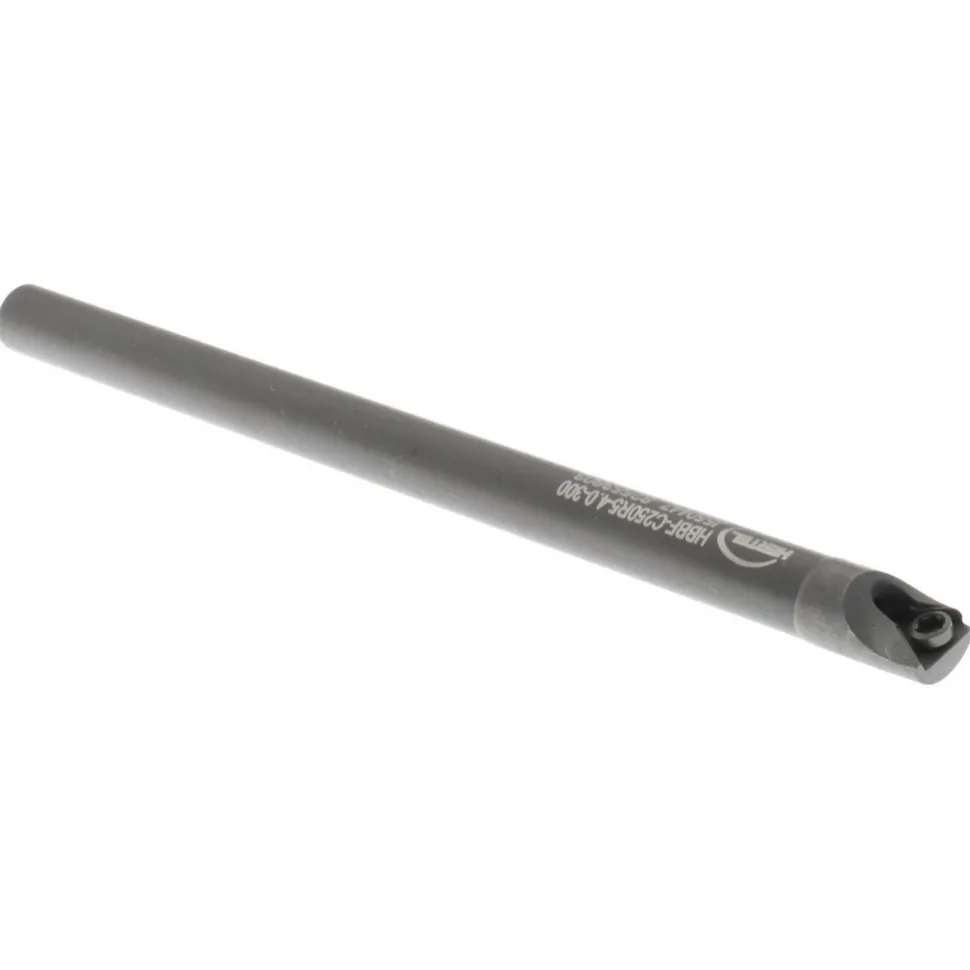 Indexable Boring Bar: HBBF-C250R5-4.0-300, 0.3000" Min Bore, Right Hand, Solid Carbide