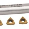 Indexable Boring Bar: HBBQ-S500R3-6.0-.540, 0.5400" Min Bore, 0.5000" Shank Dia, Steel
