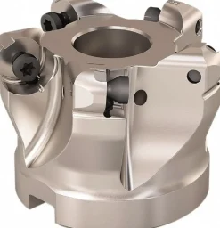 Indexable Copy Face Mill: 2" Max Cut Dia, 3/4" Arbor Hole