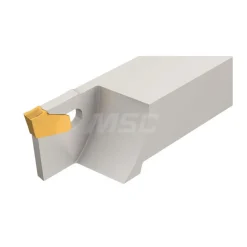 Indexable Cutoff Toolholder: 2-1/4" Max Workpiece Dia, 0.106" Min Insert Width, Right Hand