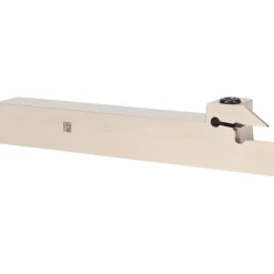 Indexable Grooving-Cutoff Toolholder: DGTL 19B-2D35, 0.075 to 0.098" Groove Width, 0.689" Max Depth of Cut, Left Hand