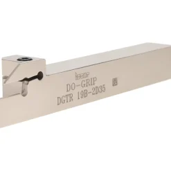 Indexable Grooving-Cutoff Toolholder: DGTR 19B-2D35, 0.075 to 0.098