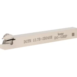 Indexable Grooving-Cutoff Toolholder: DGTR12.7B-2D24SH, 0.075 to 0.098" Groove Width, Right Hand