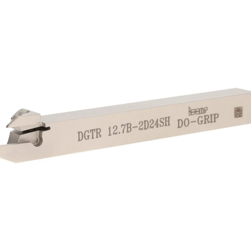 Indexable Grooving-Cutoff Toolholder: DGTR12.7B-2D24SH, 0.075 to 0.098" Groove Width, Right Hand
