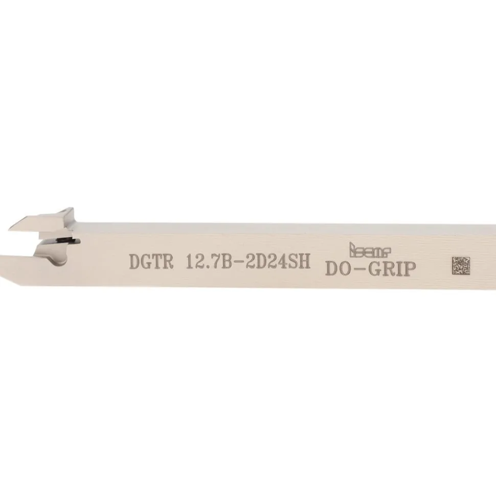 Indexable Grooving-Cutoff Toolholder: DGTR12.7B-2D24SH, 0.075 to 0.098" Groove Width, Right Hand