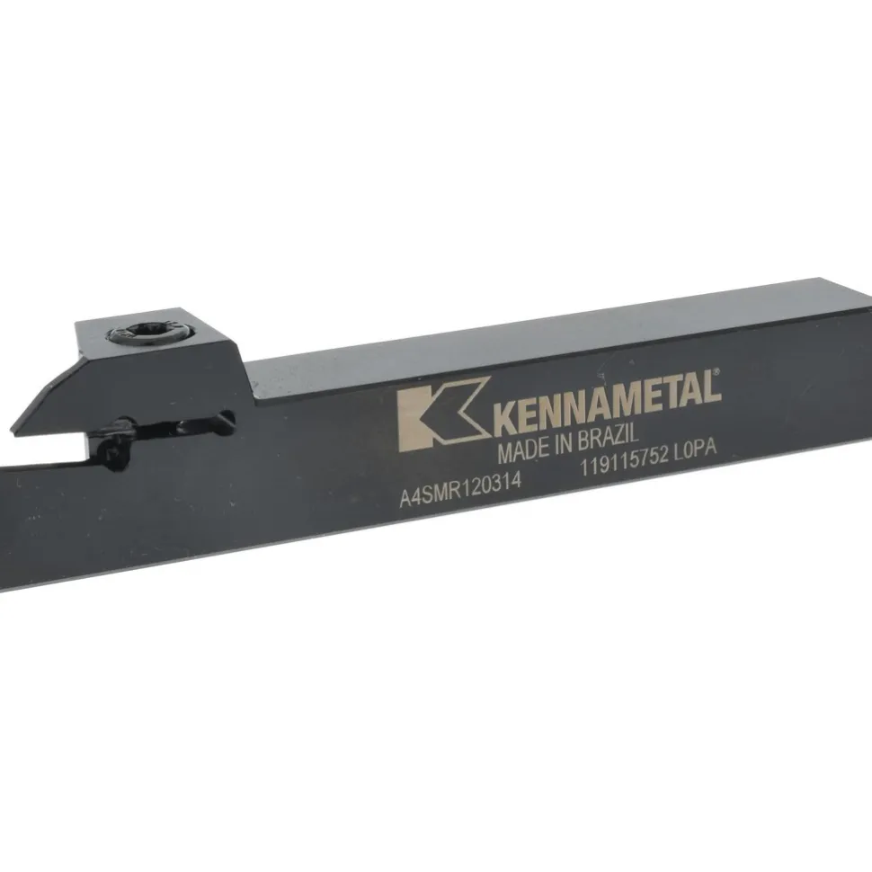 Indexable Grooving-Cutoff Toolholder: A4SMR120314, 3 mm Min Groove Width, 14 mm Max Depth of Cut, Right Hand