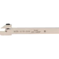 Indexable Grooving-Cutoff Toolholder: DGTR 12.7B-2D30, 0.075 to 0.098