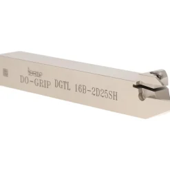 Indexable Grooving-Cutoff Toolholder: DGTL 16B-2D25SH, 1.9 to 2.5 mm Groove Width, 12.7 mm Max Depth of Cut, Left Hand