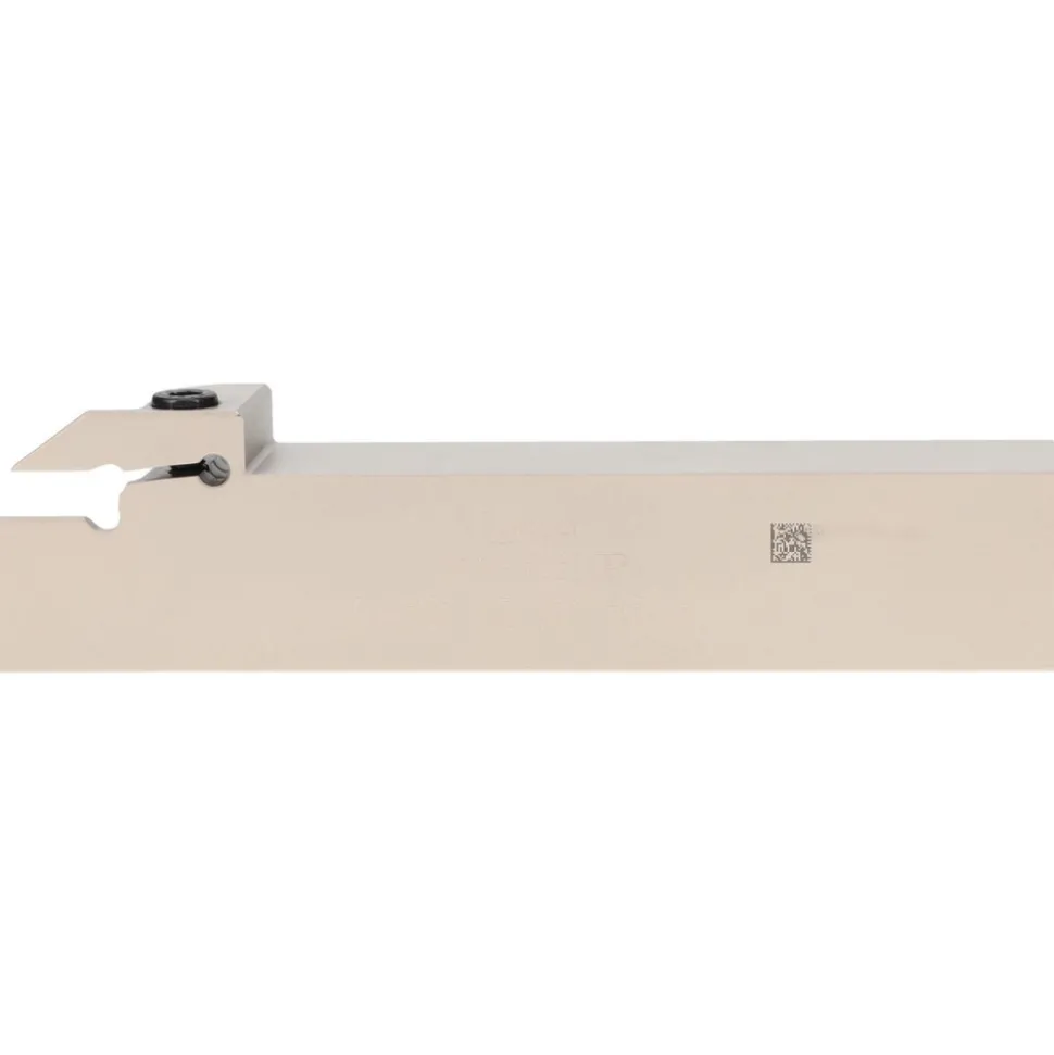 Indexable Grooving-Cutoff Toolholder: DGTR 25.4B-3D40, 0.118 to 1/8" Groove Width, 0.787" Max Depth of Cut, Right Hand