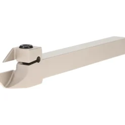 Indexable Grooving-Cutoff Toolholder: DGTL 12.7B-2D30, 0.075 to 0.098" Groove Width, 0.591" Max Depth of Cut, Left Hand