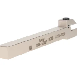 Indexable Grooving-Cutoff Toolholder: DGTL 12.7B-2D30, 0.075 to 0.098" Groove Width, 0.591" Max Depth of Cut, Left Hand