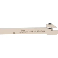 Indexable Grooving-Cutoff Toolholder: DGTL 12.7B-2D30, 0.075 to 0.098