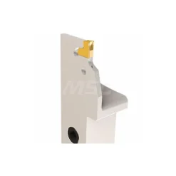 Indexable Grooving-Cutoff Toolholder: TGTL19-3JHP, 2.8 to 3.5 mm Groove Width, 22.22 mm Max Depth of Cut, Left Hand