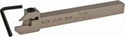 Indexable Grooving-Cutoff Toolholder: DGTR 12.7B-3D30, 0.118 to 1/8" Groove Width, 0.591" Max Depth of Cut, Right Hand