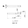 Indexable Grooving Toolholder: MGCH 06, Internal, Right Hand