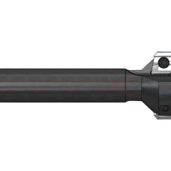 Indexable High-Feed End Mill: 1-1/2X3/4X3/8X1-1/2", Cylindrical Shank