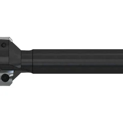 Indexable High-Feed End Mill: 1-1/2X3/4X3/8X1-1/2", Cylindrical Shank