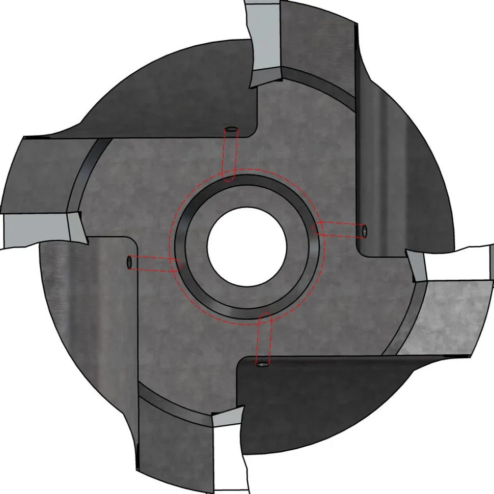 Indexable High-Feed End Mill: 2-1/2X3/8X2-1/2", Straight Shank
