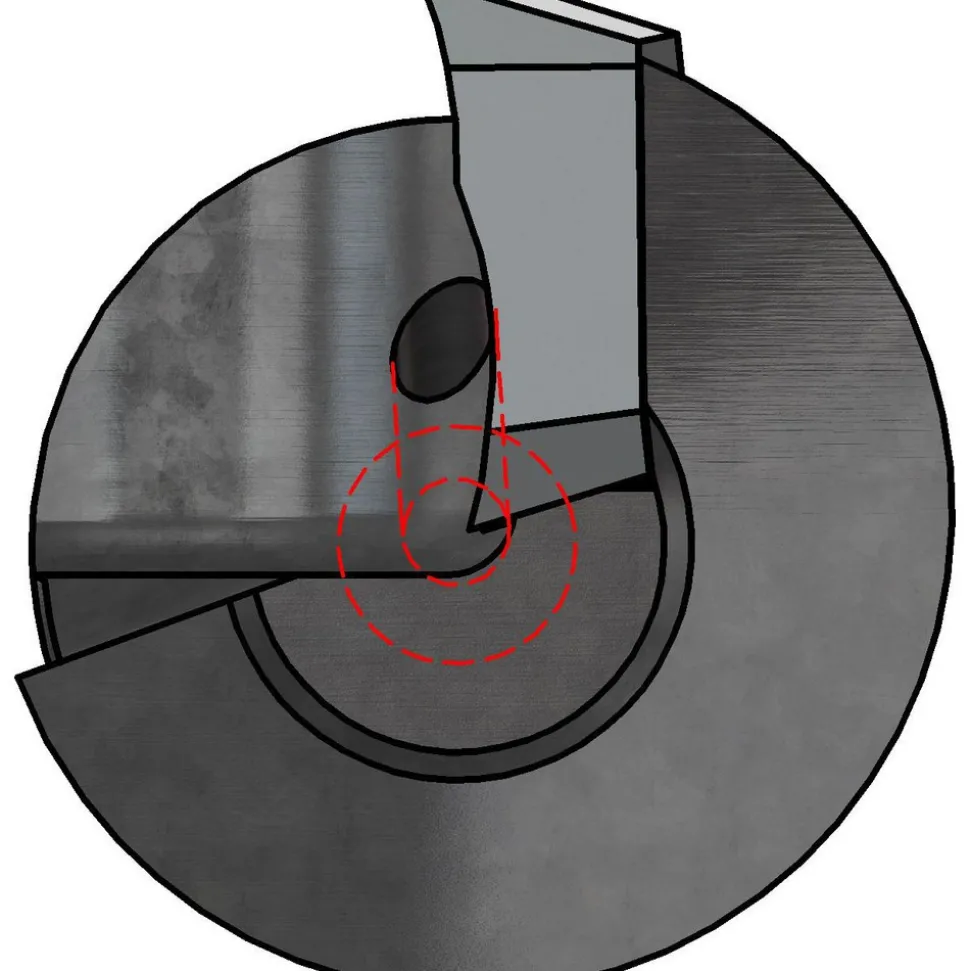 Indexable High-Feed End Mill: 1X3/4X3/8X1", Cylindrical Shank