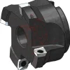 Indexable High-Feed End Mill: 3X1X3/8", 76.20 mm Cut Dia