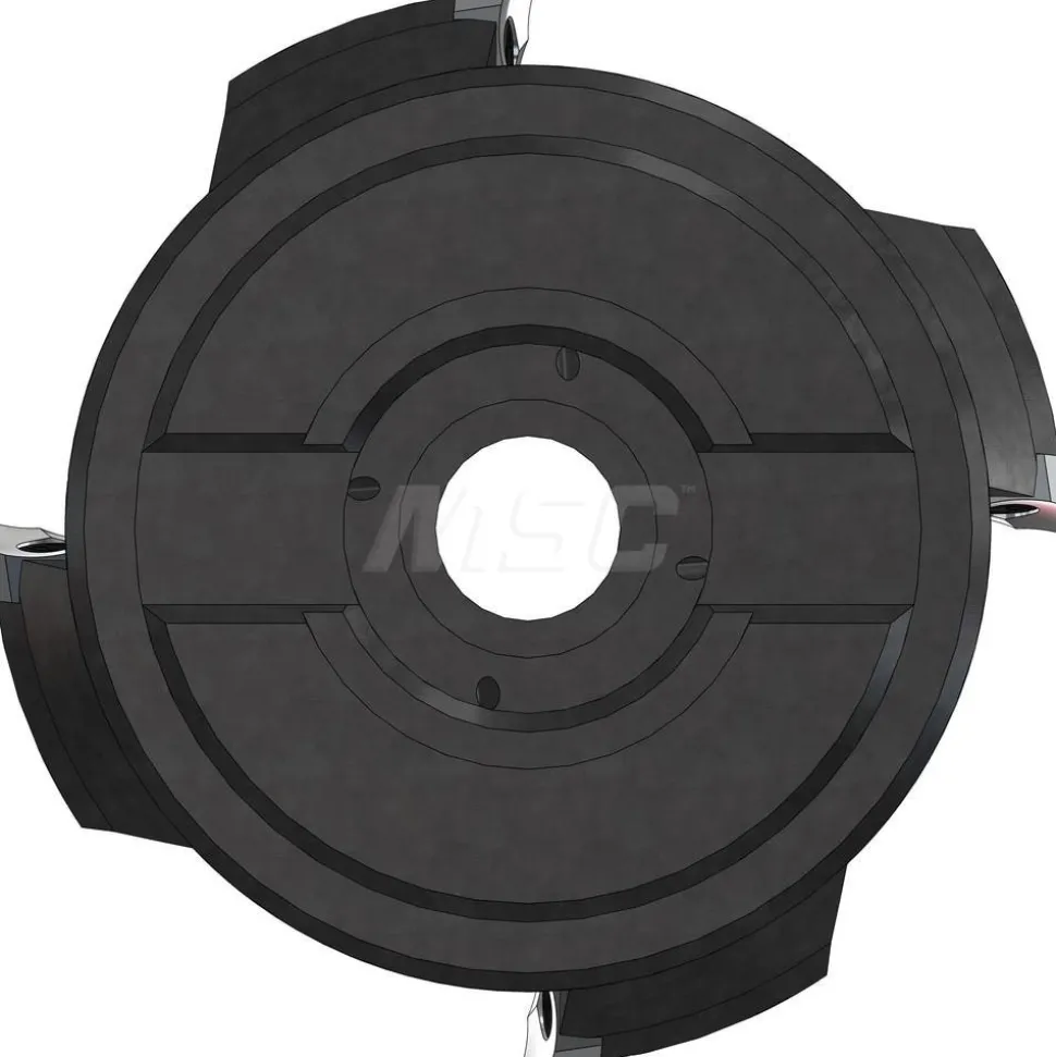 Indexable High-Feed End Mill: 3X1X3/8", 76.20 mm Cut Dia
