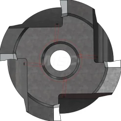 Indexable High-Feed End Mill: 3X1X3/8