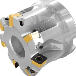 Indexable High-Feed Face Mill: 1.439 to 2" Cut Dia, 0.75" Arbor Hole