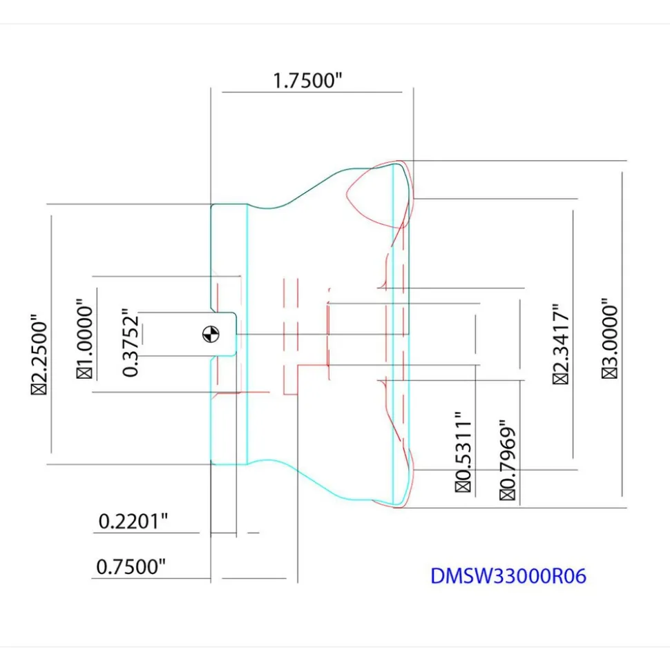 Indexable High-Feed Face Mills: Cutting Diameter (Inch): 3