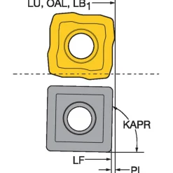 Indexable Insert Drill: A880-D0750LX25-03, 19.05 mm Max Dia, 3xD