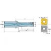 Indexable Insert Drill: A880-D0875LX25-03, 22.23 mm Max Dia, 3xD