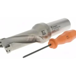 Indexable Insert Drill: DFT1125R2SSF125, 1-1/4" Max Dia, 2.5xD, 1-1/4" Shank Dia