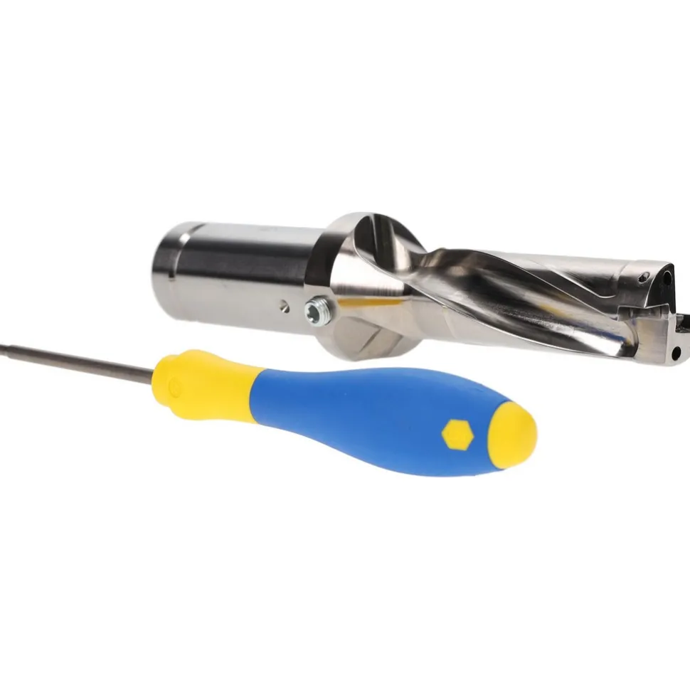 Indexable Insert Drill: DR1000-3000-125-09-3DN, 1" Max Dia, 3" Max Depth, 3xD, 1-1/4" Shank Dia