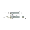 Indexable Insert Drill: DRG-MF-10R-2.25D-050A-, 0.3940" Max Dia, 0.8900" Max Depth, 2.25xD, 0.5000" Shank Dia