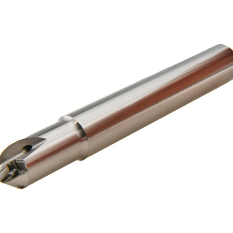 Indexable Spotting & Center Drills; Drill Dia (Decimal Inch): 0.5310; Maximum Depth of Cut (Decimal Inch): 0.2280; Included Angle: 90; Shank Dia (Inch): 0.625; Number of Drill Inserts: 1; Overall Length (Decimal Inch): 4.50000; Compatible Insert Style: TPKT; Drill Type: Center Drill