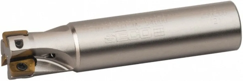 Indexable Square-Shoulder End Mill: R217.69-00.50-0-06-3AN, 1/2" Cut Dia, 0.197" Max Depth of Cut, 1/2" Dia Cylindrical Shank