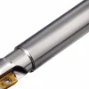 Indexable Square-Shoulder End Mill: WEX31000EW, 1" Cut Dia, 1" Dia Weldon Flat Shank